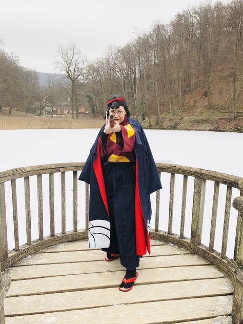 Lady Eboshi Cosplay, Mononoke hime. Lady Eboshi, Mononoke Hime, Academic Dress, Rain Jacket