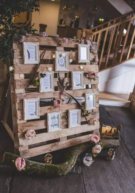 Wooden Pallet Wedding, Wedding Table Plans, Pallet Seating, Pallet Wedding, Seating Plans, Wood Crafting, Wedding Table Plan, Seating Plan Wedding, The Pavilion