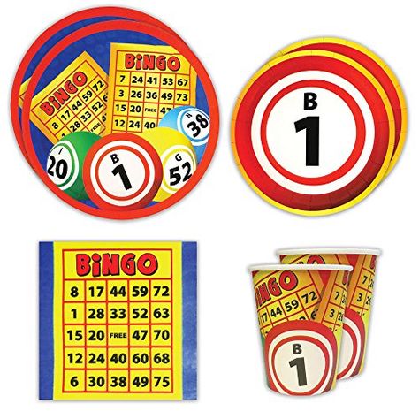 Bingo Party Decorations Ideas, Bingo Theme Party, Game Night Party Decorations, Bingo Decorations, Bingo Party Decorations, Las Vegas Theme Party, 65th Birthday Party Ideas, Bingo Birthday, Vegas Theme Party