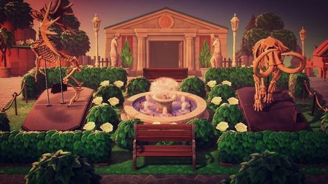 Animal Crossing New Horizons on Instagram: “Amazing museum inspiration! Credit to @acnh_chocomint” Acnh Landscaping, Acnh Maps, Acnh Museum, Japanese Entrance, Acnh Layout, Museum Entrance, Museum Ideas, Ac Ideas, Motif Acnl