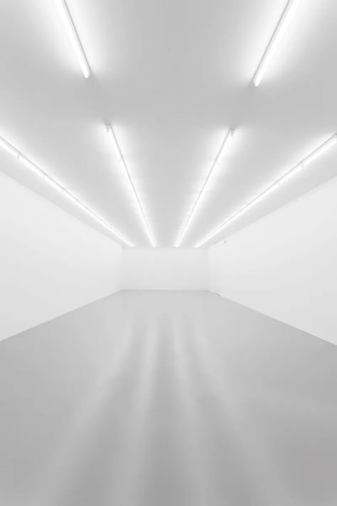 KUEHN MALVEZZI, Giovanna Silva · Gió Marconi · Divisare White Room Aesthetic, Black White Room, Empty Rooms Interior, Black White Rooms, Industrial Hall, Padam Padam, Med Lab, Curtains Pictures, Rooms Interior