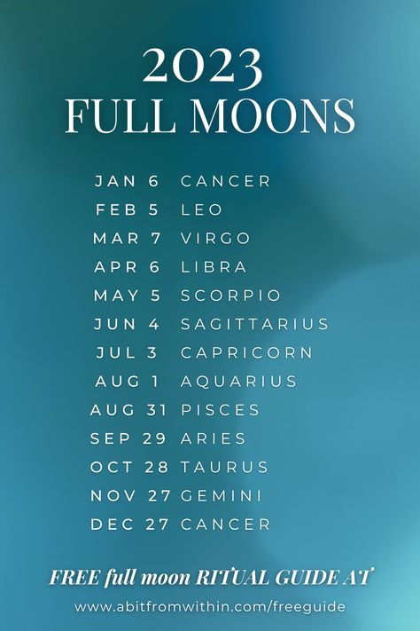 Full Moon Schedule 2023, Full Moon Bay Leaf Ritual, Worm Moon Ritual, Full Moon Calendar, Dream Witch, Fool Moon, Self Transformation, Full Moon In Sagittarius, Full Moon Meditation