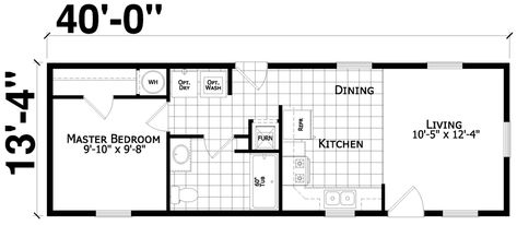 14x40 Shed House Floor Plans, 14x40 Shed House Interior, 16x40 Shed House Plans, Floor Plans Cabin, 16 X 40 Floor Plans Layout, Studio Apartment Floor Plans, 1 Bedroom House Plans, Shed Floor Plans, New Mobile Homes