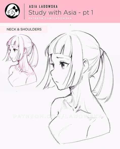 Lineart Inspiration, Asia Ladowska, Animation Drawing Sketches, Manga Reference, 얼굴 드로잉, Drawing Tutorial Face, Drawing Tutorials For Beginners, Human Anatomy Drawing, Manga Drawing Tutorials