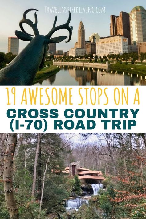 I70 Road Trip, Road Trip Tips, Cross County, Road Trip Places, Cross Country Trip, Road Trip Car, Cross Country Road Trip, Us Road Trip, Road Trip With Kids