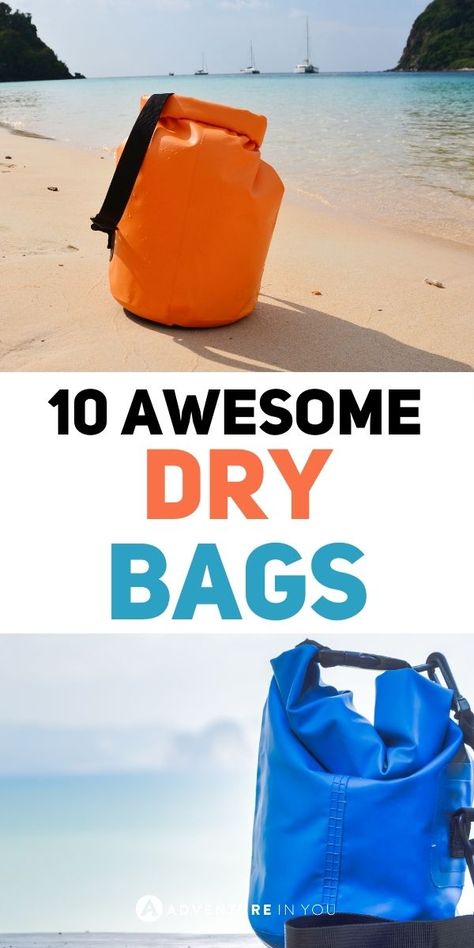 To protect your valuables from water, snow, mud, sand, and dust, you'll need to bring an awesome dry bag on your every travel. So we've compiled ten of the best dry bags in the market today! check it out here! Best Travel Bags, Sea Bags, Travel Water Bottle, Waterproof Bag, Eco Friendly Travel, Best Cruise, Travel Tote Bag, Waterproof Bags, Dry Bag