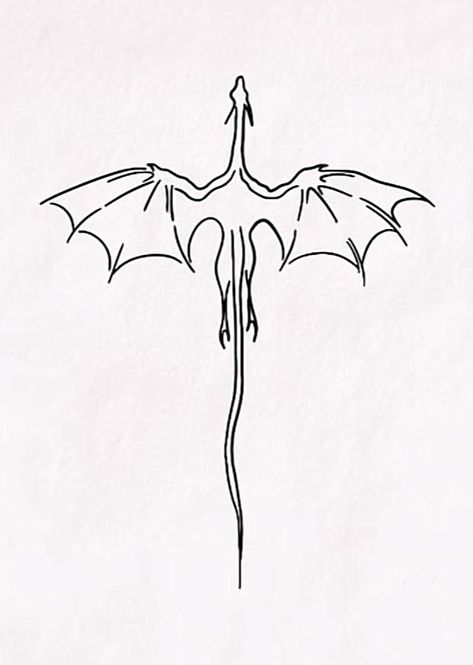 What Do Dragons Symbolize, Small Dragon Line Tattoo, Minimal Lord Of The Rings Tattoo, Line Art Tattoos Dragon, Wyvern Tattoo Simple, Dragon Line Drawing Simple, Dragon Tattoo Simple Minimalist, Simple Silhouette Drawing, Cool Line Tattoos For Men