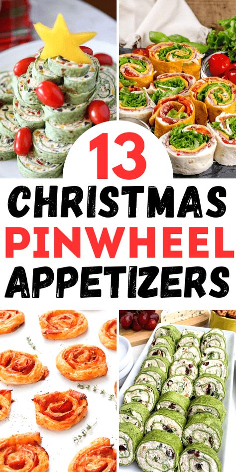 Appetizer Pinwheels, Christmas Pinwheels, Pinwheels Appetizers, Party Pinwheels, Xmas Appetizers, Christmas Sandwiches, Christmas Finger Foods, Best Christmas Appetizers, Holiday Party Appetizers