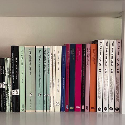 Penguin Modern Classics Collection, Modern Classics Books, Classic Book Collection, Modern Classic Books, Penguin Books Aesthetic, Penguin Classics Aesthetic, Nyrb Classics, Bookstagram Bookshelves, Penguin Modern Classics