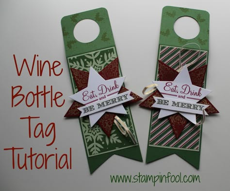 Wine Hostess Gift, Diy Hostess Gifts, Wine Bottle Gift Tags, Wine Gift Tags, Bottle Gift Tags, Wine Bottle Topper, Wine Bottle Tags, Wine Craft, Christmas Wine Bottles