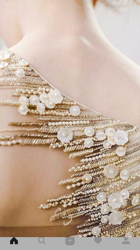 Couture Embellishment, Haute Couture Embroidery, Haute Couture Details, Embellishment Details, Couture Embroidery, Embroidery Designs Fashion, Couture Details, Embroidery Fashion, Embroidery Dress