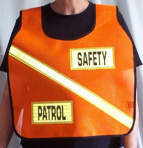 Child Safety Patrol Vest by Ameri-Viz Patrol Officer Aesthetic, Safety Patrol, Paw Patrol Trucker, Cute Service Dog Vest, Cheap Reflective Safety Vest, School Safety, Healing Journaling, Wimpy Kid, Child Safety