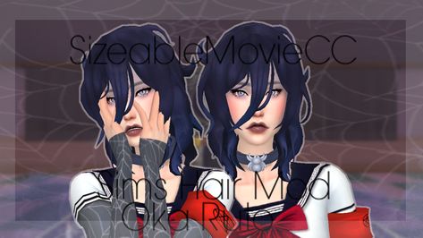 Sims 4 Yandere Simulator, Oka Ruto, Sims 4 Anime, Play Sims, Yandere Simulator, Ts4 Cc, Cc Finds, The Sims4, Sims 4 Cc