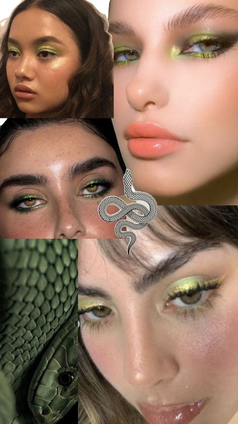 Eastern European Makeup, Snake Makeup Look, Snake Makeup, Halloween Costumes Makeup, Christmas Vibes, Costume Makeup, Makeup Inspo, Makeup Routine, Makeup Inspiration