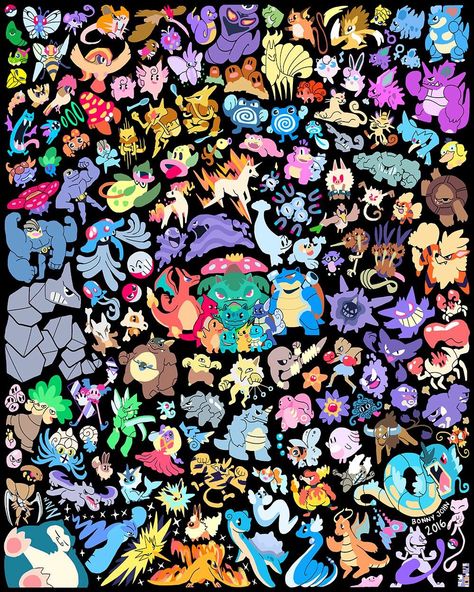 Kanto Pokemon Sleeves, Original 151 Pokemon, Original 151, 151 Pokemon, Pokemon Backgrounds, Pokemon 20, Whatsapp Wallpaper, Cute Pokemon Wallpaper, Pokemon Drawings