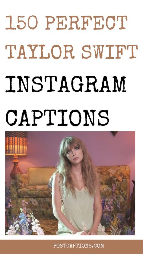 Taylor Swift has been wowing us for years with her music, style, and clever one-liners. She’s the queen of catchy pop songs, breakup ballads, and quotable lyrics. If you’re looking for some inspiration for your next Instagram caption, look no further! In this blog post, we’ve compiled the best Taylor Swift captions, lyrics, and quotes to help you make your IG posts stand out. Taylor Swift Lyrics Birthday Captions, Taylor Swift Instagram Captions, Swift Captions, Taylor Swift Captions, Post Birthday Celebration, Taylor Swift Instagram, Captions Sassy, Instagram Taylor Swift, Captions For Couples