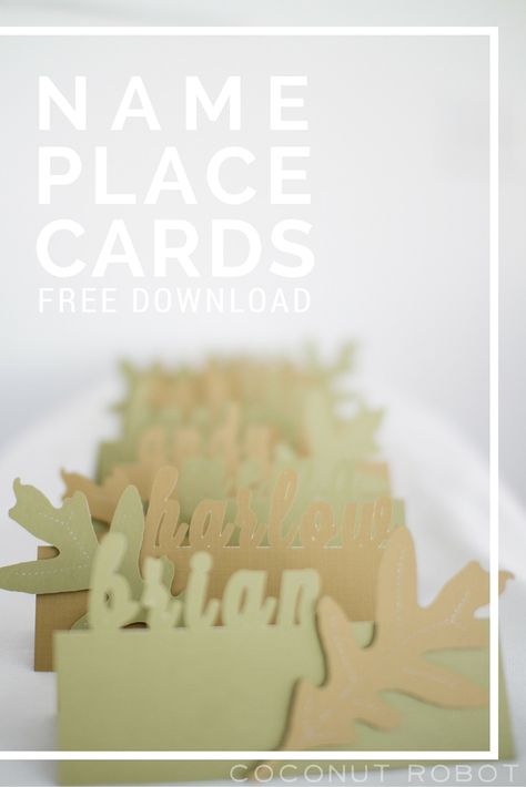 Cricut Name Cards, Cricut Place Cards, Christmas Place Cards, Table Name Cards, Card Tables, Christmas Place, Name Place Cards, Table Place Cards, Table Names