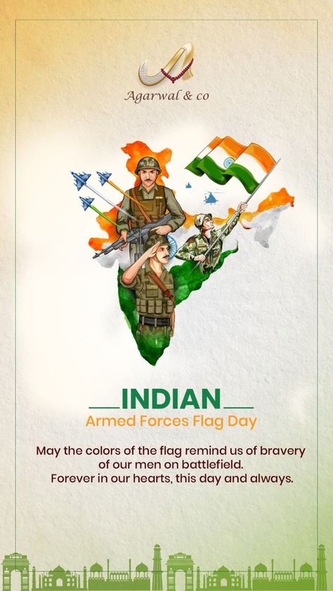 Indian Armed Forces Flag Day, Armed Forces Flag Day, Indian Armed Forces, Education Day, Armed Forces Day, General Ideas, Flag Day, Kali Goddess, Armed Forces