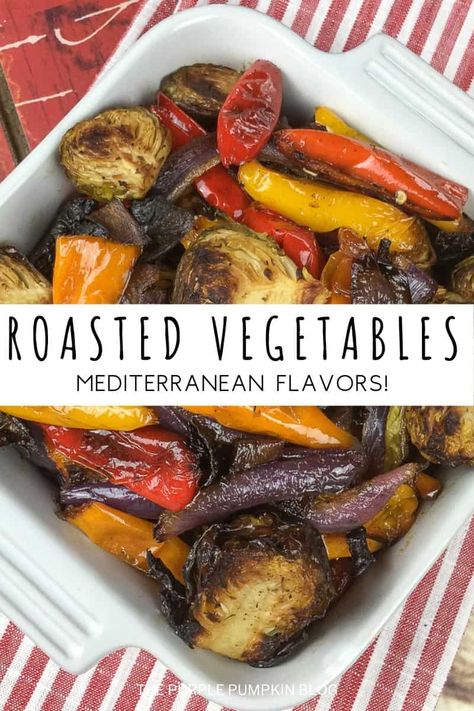 Mediterranean Roasted Vegetables, Roasted Vegetables Healthy, Leftover Vegetables, Roasting Vegetables, Mediterranean Flavors, Oven Vegetables, Roasted Vegetables Oven, Mediterranean Spices, Roasted Vegetable Recipes