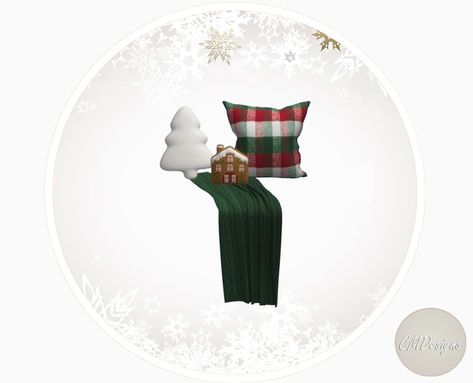 Throw Blanket and Pillows - [DOWNLOAD] | Patreon Sims 4 Patreon, Holiday Throw, The Sims4, Custom Content, The Sims 4, Custom Christmas, The Sims, Sims 4, Throw Blanket