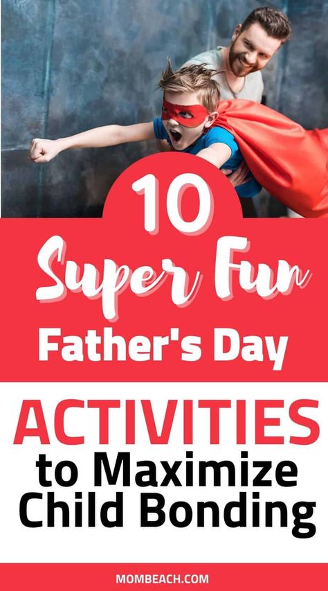 You won't believe how fun these activities are for Father's Day and any other day. It is important that children maximize their bonding with their fathers. These fun and free Father's Day activities are awesome! Father bonding activities are great! Fathers Day Celebration Ideas At School, Preschool Fathers Day Activities, Father Son Bonding Activities, Father Day Activities For Kids, Fun Father’s Day Activities, Activities For Father’s Day, Fathers Day Activities For Kids, Father’s Day Preschool Activities, Fathers Day Games Activities