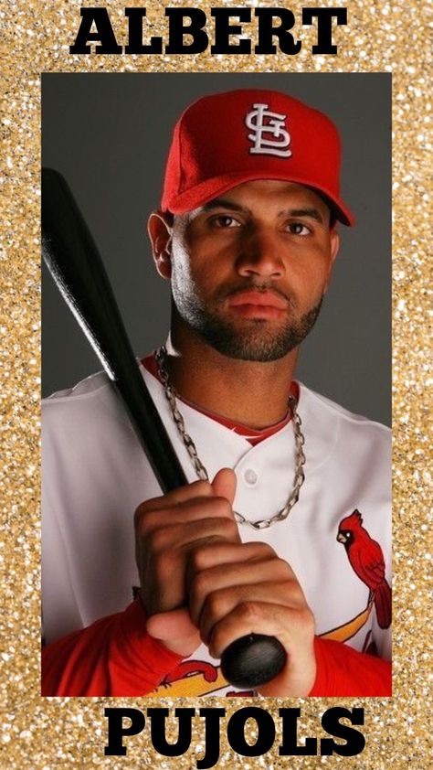 Baseball Portraits, Mlb Fashion, Stl Cardinals Baseball, Maui Wowie, Cardinals Players, Baseball Wall, Albert Pujols, St Louis Cardinals Baseball, Gold Gloves