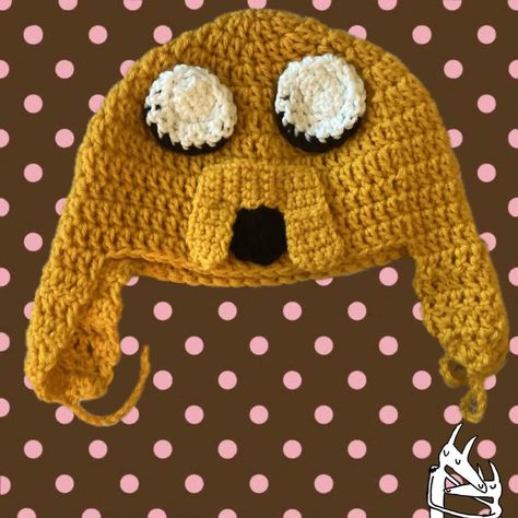 Yellow crochet Jake the Dog beanie 
i accept offers... - Depop Jake The Dog, Dog Beanie, Yellow Crochet, Beanie Crochet, Jake The Dogs, Crochet Clothing And Accessories, Crochet Handmade, Adventure Time, The Dog