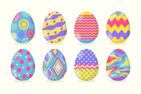 Egg Clipart, Easter Illustration, Card Stickers, Easter Banner, Scrapbook Materials, Happy Easter Day, Coloring Easter Eggs, Easter Colors, Easter Design