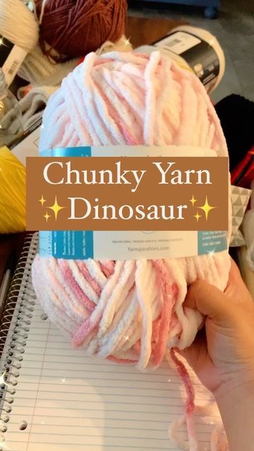 Cindy 🧶Crocheter-Entrepreneur 🧶 on Instagram: "Jumbo Dino, Isn’t he adorable!!!! Completely obsessed with this pink chunky baby blanket yarn🧶 Definitely going to make more Plushies out of it. : If you want more info, find the Dino post for the price, visit my page and Dm me☺️ : #Dino #fluffydino #crochetdinosaur #jumbocrochet #chunkyyarn" Jumbo Dino Crochet, Crochet Dinosaur Pattern Free Chunky Yarn, Chunky Dino Crochet Pattern Free, Jumbo Crochet Plushies Pattern Free, Crochet Dinosaur Pattern Free, Chunky Baby Blanket, Baby Blanket Yarn, Crochet Dinosaur Patterns, Chunky Baby