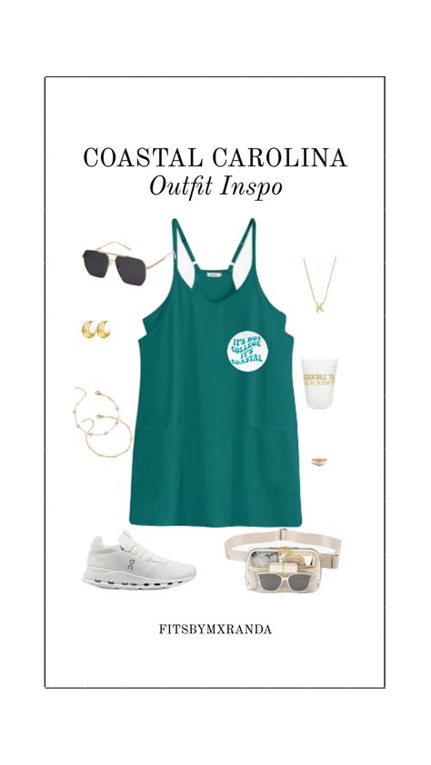 Coastal Carolina Gameday Outfit | LTK IN BIO #outfitinspo #outfit #gameday #gamedayfit #gamedayoutfit #coastalcarolina Gameday Outfits, Coastal Carolina, Gameday Outfit