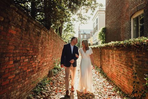 Old Town Alexandria Photoshoot, Alexandria Va Engagement Photos, Dc Engagement Photos Fall, Old City Philadelphia Engagement Photos, Engagement Photos Town, Old Town Alexandria Engagement Photos, Small Town Engagement Photos, Old Town Sacramento, Philadelphia Engagement Photos