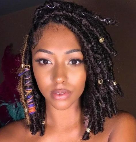 Faux Locs Styles, Megan Good, Crochet Dreadlocks, Color Rubio, Short Locs Hairstyles, Goddess Braids Hairstyles, Marley Hair, Faux Locs Hairstyles, Goddess Locs