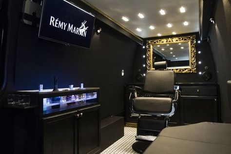 Mobile Barbershop, Modern Barber Shop, Mobile Hair Salon, Mobile Beauty Salon, Mobile Barber, Hair Salon Names, Best Barber Shop, Barber Shop Interior, The Centaur