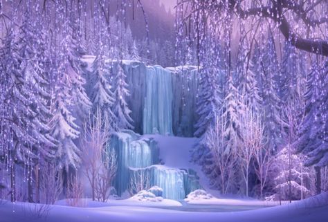 Why did no one tell me how beautiful this movie is? Frozen Background, Hans Frozen, Frozen Images, Frozen Photos, Frozen 2013, Casa Anime, Frozen Wallpaper, Waterfall Photo, Karakter Disney