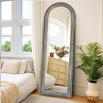 Arched Full Length Mirror, Full Length Mirror Stand, Mirror For Living Room, Chic Mirror, Wood Arch, Installing Cabinets, Living Room Mirrors, Length Mirror, Living Room Cabinets