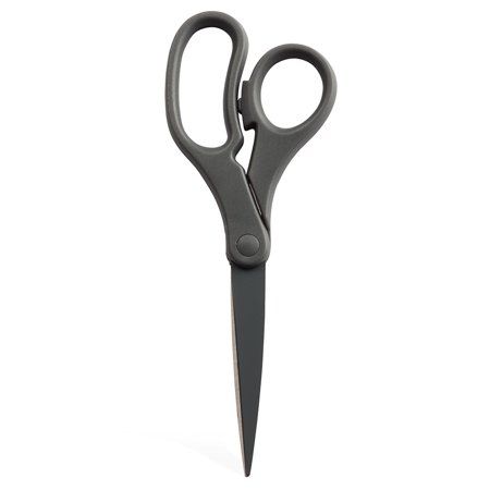 JAM Paper Multi-Purpose Precision Scissors, 8 Inch, Grey, Ergonomic Handle & Stainless Steel Blades, Sold Individually, Gray Kids Scissors, Jam Paper, Paper Mate, Paper Scissors, Paper Envelope, Paper Envelopes, Ergonomic Handle, Clear Crystal, More Fun