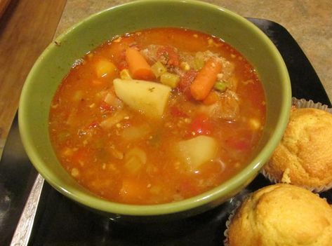 POOR MAN'S VEGETABLE NECKBONE SOUP 4 A CROWD #filling #flavorful #hearty #tasty #comforting #justapinchrecipes Neck Bone Soup Recipe, Pork Neck Bones Recipe, Salpicao Recipe, Neck Bones Recipe, Vegetable Soup Crock Pot, Soup Recipe Ideas, Neck Bone, Bone Soup, Neck Bones