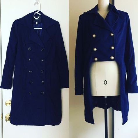 DIY Men's Regency style coat Regency Couple, Regency Era Fashion, Navy Blue Coat, Regency Dress, Coat Outfit, Dress Coat, Blue Coats, Historical Costume, Costume Shop