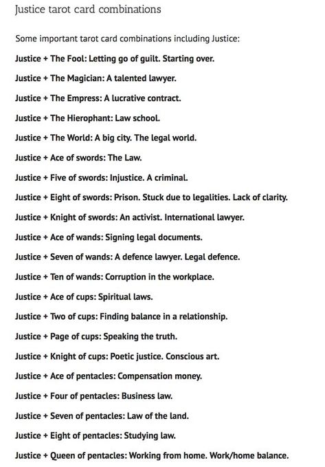 Justice Tarot Card, Tarot Card Meanings Cheat Sheets, Justice Tarot, Tarot Reading Spreads, Tarot Interpretation, Card Meanings, Tarot Cards For Beginners, Learning Tarot Cards, Tarot Guide