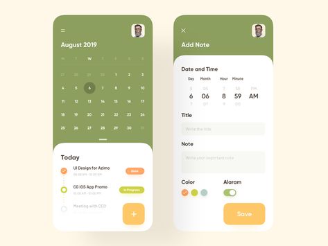 Daily Task Schedule App by Sajon for Luova Studio on Dribbble Oil Logo Design, Task Schedule, Schedule App, Daily Task Planner, Craft Booths, To Do App, Oil Logo, Task Planner, Earring Holders