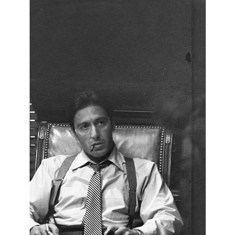 Al Pacini as Michael Corleone in The Godfather The Godfather Wallpaper, Young Al Pacino, Michael Corleone, Don Corleone, Godfather Movie, Mafia Gangster, Wise Guys, Tony Montana, Smart Men