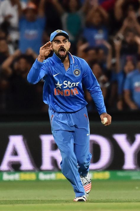 Virat Kohli gives a send-off to Steve Smith with a fine catch. Virat Kohli Hd Images, Virat Kohli Hd Wallpaper, Cricket Photos, Virat Kohli Hd, Virat Kohli Hairstyle, Anushka Sharma Virat Kohli, Cricket Poster, Virat And Anushka, King Kohli