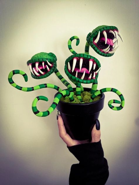 Little Shop Of Horrors Audrey, Audrey 2, Audrey Ii, Man Eater, Christmas Feast, Beetlejuice Halloween, Venus Flytrap, Casa Halloween, Halloween Clay