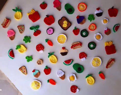 "Who said fridge magnets can't be cute? These crochet creations will bring a whole new level of charm to your kitchen! 🌈🧡" Fridgemagnets Fruitappliques Crochetfruits Fruitylife Colourfulkitchen Veggies Crochetvefgetables Rainbow Crochet Fridge Magnets, Crochet Magnets, Crochet Fridge, Cardigan Tutorial, Crochet Cardigan Tutorial, Crochet Creations, Projects Ideas, Who Said, Crochet Cardigan