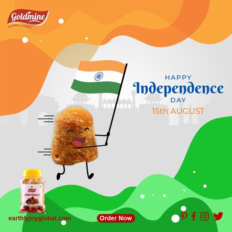 🇮🇳 May this Independence Day bring harmony between all the communities and unite us as a nation. 🇮🇳 ✨ Goldmine Spices wishes you a Happy Independence Day. . . . #happyindependenceday #independenceday #india #15august #independence #indian #jaihind Independence Day Creative Ads Food, Independence Day Ads Creative, Creative Independence Day Post, Independence Day Ads, Indian Independence Day Creative, Independence Day Social Media Post, Independence Day Post, Independence Day Poster, Independence Day Wishes