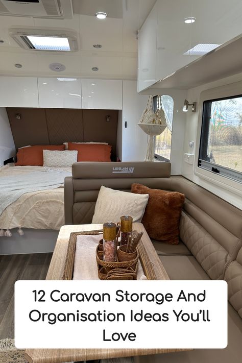 Looking for caravan storage and organisation ideas? Read our 12 tips for caravan storage ideas that don’t weigh a ton Caravan Storage Ideas, Caravan Hacks, Caravan Storage, Caravan Living, Caravan Ideas, Caravan Interior, Hose Storage, Organisation Ideas, Australia Travel Guide