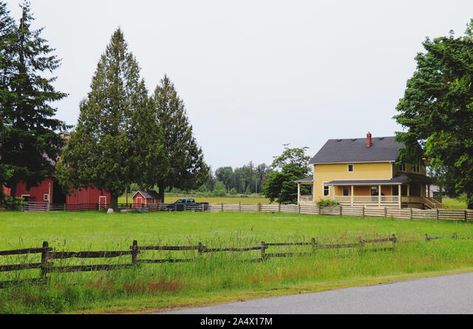 Aldergrove, Canada - June 9, 2019: View of Beautiful farm which have been used as filming location "Kent Farm" in TV Show "Smallville Stock Photo - Alamy Kent Farm, Beautiful Farm, Multiple Images, Smallville, Filming Locations, Us Images, Country Life, Riverdale, Being Used