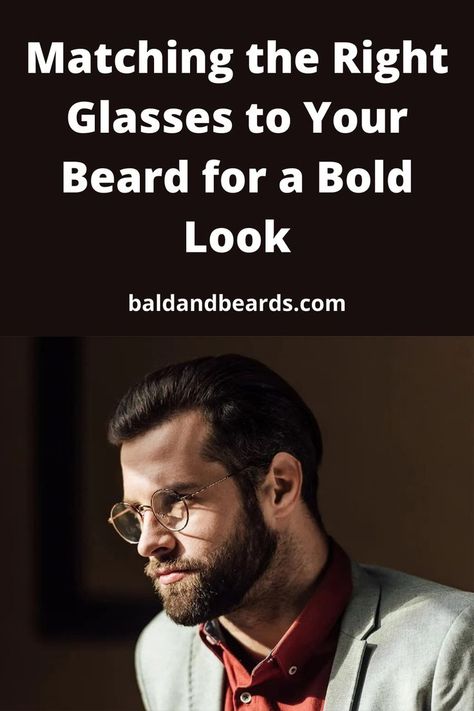 Have you ever wondered if glasses can change your face shape? Facial hair can help you change your look, too. Beard glasses style combine both for a personal style that’s based on facial psychology. For example, rounder faces don’t work with aviators because they can fit too tightly or may not look right with a longer beard. Glasses For Bearded Men, Black Man With Glasses, Beard And Glasses, Bald Black Man, Glasses For Oval Faces, Oval Face Men, Glasses For Round Faces, Bald Men With Beards, Round Face Men