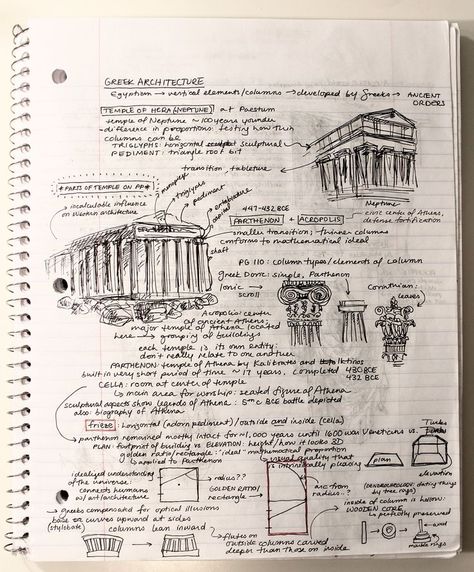 art history notes Art History Notes, Biology Projects, Architecture Drawing Sketchbooks, Study Flashcards, History Notes, School Organization Notes, Notes Journal, Landscape Sketch, Notes Art