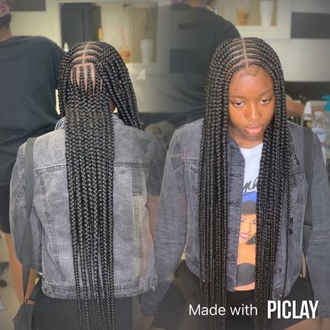 Two Layer Braids Black Hairstyles, Layered Braids Black Hairstyles, Two Layer Braids, Layered Braids, Layer Braids, Boho Braided Hairstyles, Long Braided Hairstyles, Scalp Braids, Bob Braids Hairstyles